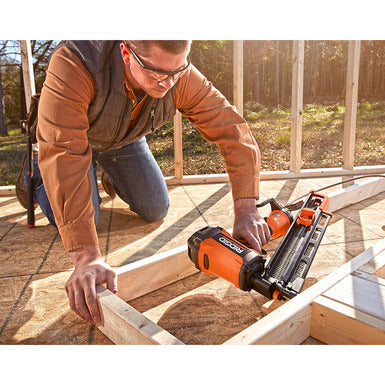 Ridgid 3-1/2 Inch Round Head Framing Nailer With Magnesium Metal Housing Damaged Box