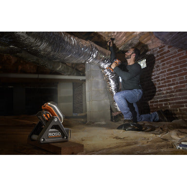 Ridgid 18-Volt GEN5X Cordless Flood Light with Detachable Light (Tool-Only) Damaged Box