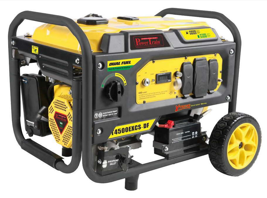 Power Train 4500 Max Watts Electric  Start Portable Generator