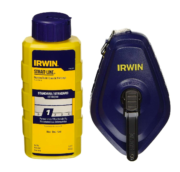 Irwin Tools Strait Line Speedline Chalk Reel  With 4oz Blue Chalk