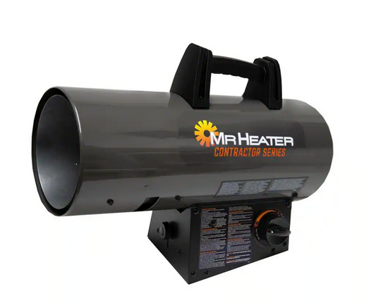 Mr Heater Contractor 60,000 BTU Forced Air Propane Heater with 10 ft. Hose and Regulator Factory Serviced