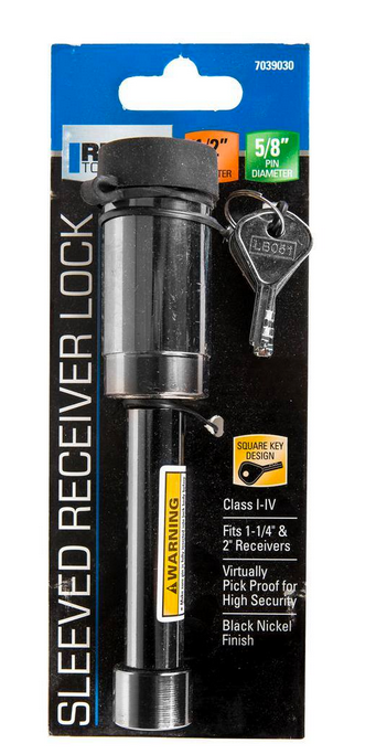 Reese Towpower 1/2 Inch x 5/8 Inch Sleeved Lock Elite Black Nickel