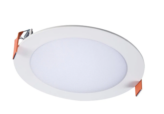 Halo HLB6 Series 6 in. 2700K-5000K Tunable CCT Smart Integrated LED White Recessed Downlight, Round Trim (1-Qty) DAMAGED BOX
