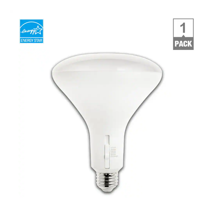 EcoSmart 65-Watt Equivalent BR30 Dimmable Motion Sensor LED Light Bulb with Selectable Color Temperature Plus DuoBright (1-Pack) DAMAGED BOX