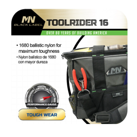 McGuire Nicholas Ballistic Tool Rider 16 Tool Bag