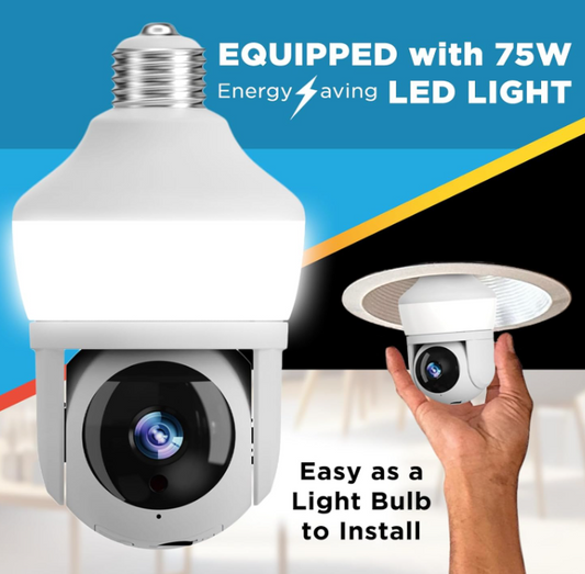 Sight Bulb Smart Camera And Light Home Security Damaged Box