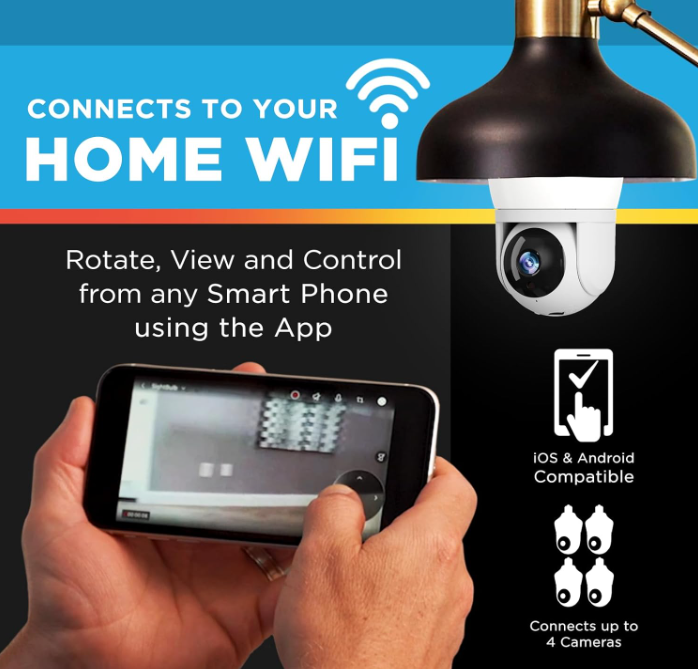 Sight Bulb Smart Camera And Light Home Security Damaged Box