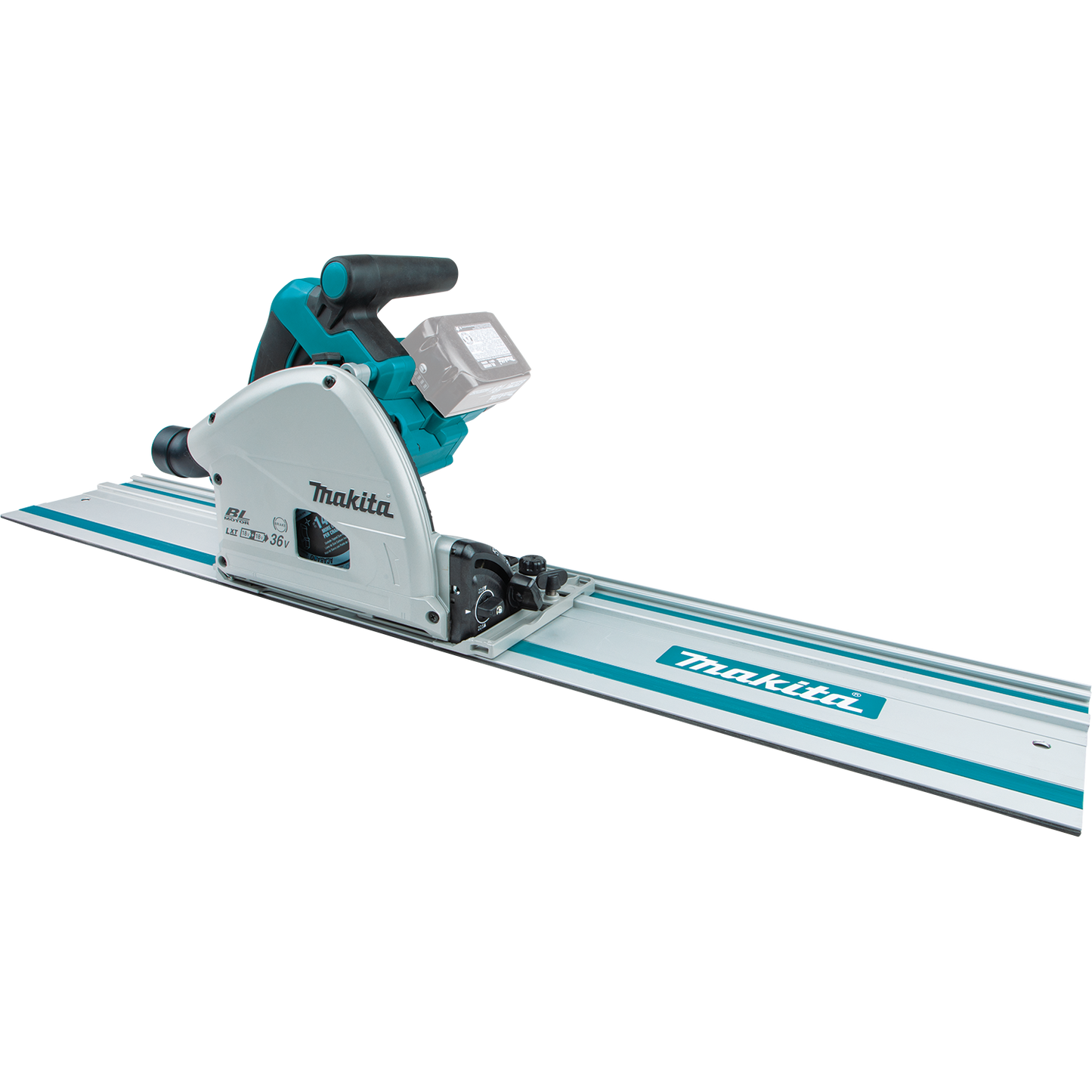 Makita 36 Volt (18V X2) Brushless 6 1/2 Inch Plunge Circular Saw Factory Serviced (Tool Only)