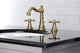 Kingston Brass American Classic 1.2 GPM Widespread Bathroom Faucet with Pop-Up Drain Assembly Damaged Box