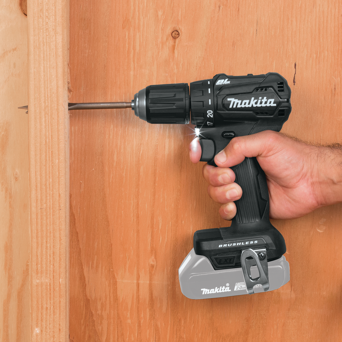 Makita 18 Volt LXT Lithium Ion Sub Compact Brushless Cordless 1/2 Inch Driver Drill Factory Serviced (Tool Only)