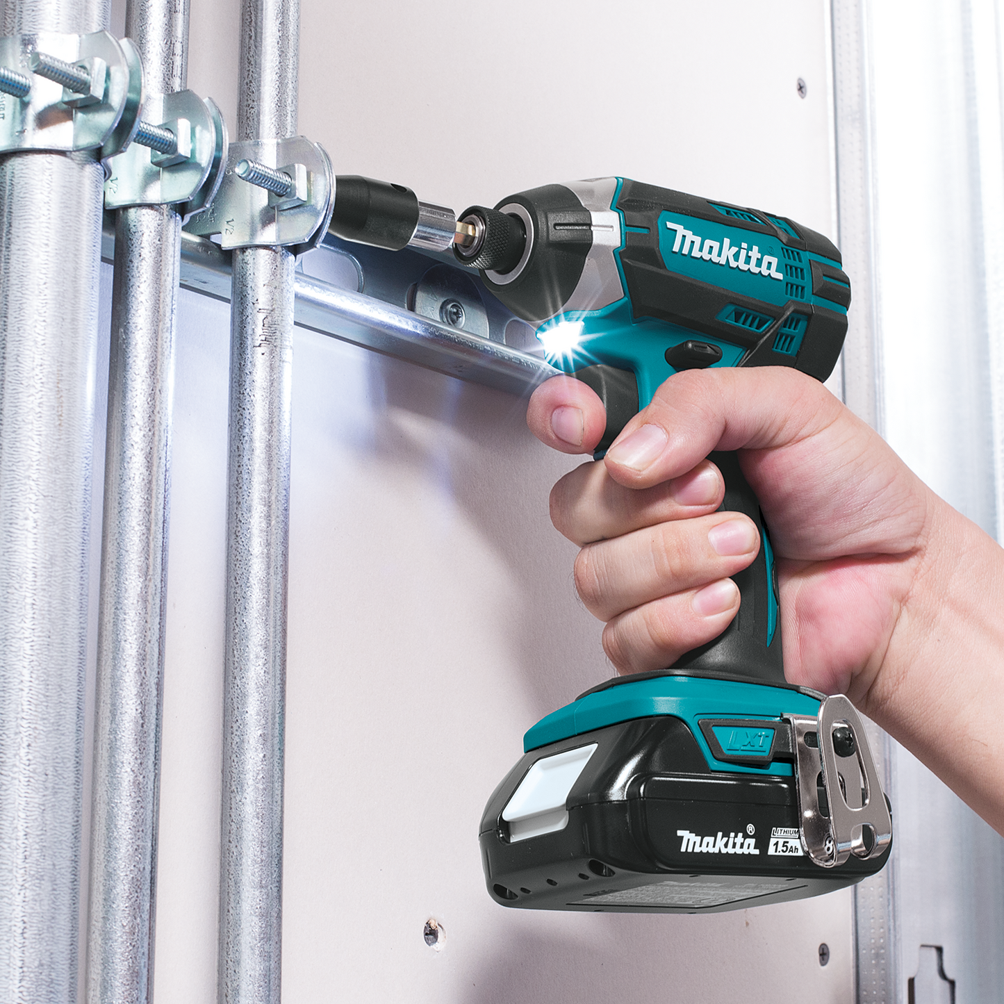 Makita 18 Volt LXT Lithium Ion Compact Cordless 2 Piece Combo Kit Factory Serviced OUT OF STOCK 8-25-23