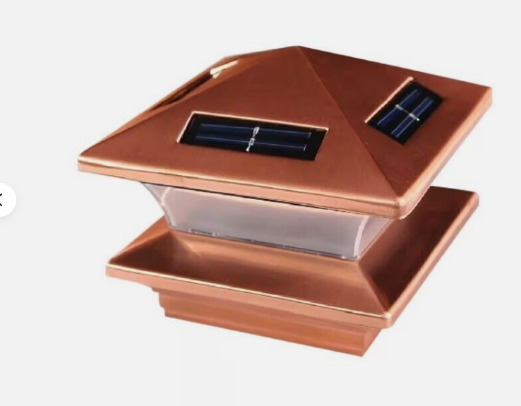 Veranda 4 in. x 4 in. 3.5 x 3.5 Post Size 7 Lumens Copper