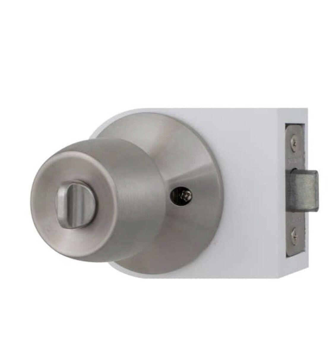 Defiant Brandywine Stainless Steel Bed and Bath Door Knob Damaged Box