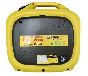 PowerTrain Silent Series Dual Fuel 2000 Watt Inverter with recoil start