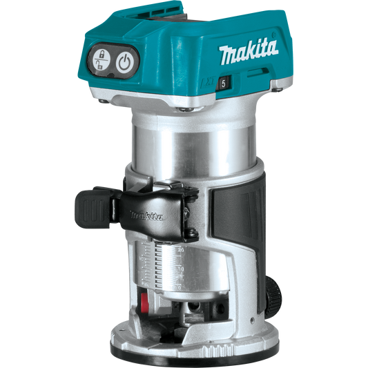 Makita 18 Volt LXT Lithium Ion Brushless Cordless Compact Router Factory Serviced (Tool Only)