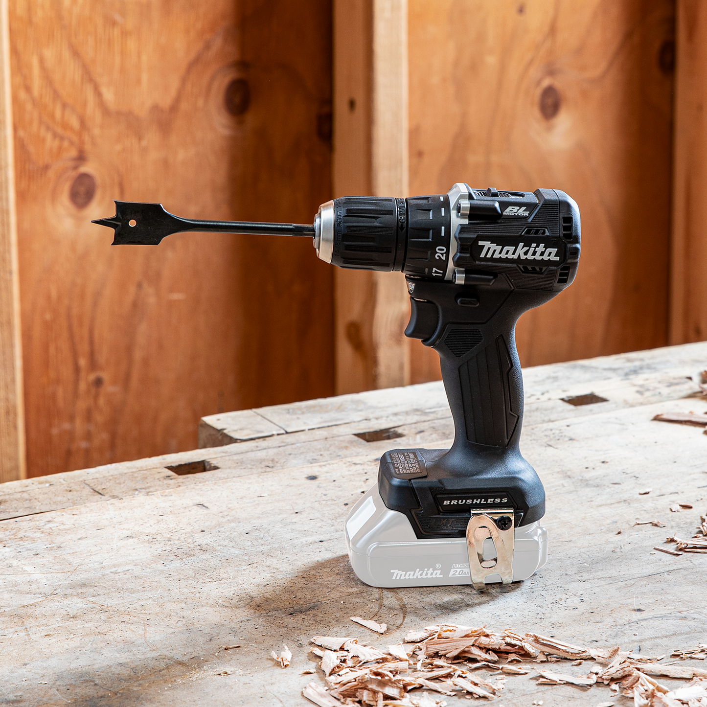 Makita 18 Volt LXT Lithium Ion Sub Compact Brushless Cordless 1/2 Inch Driver Drill Factory Serviced (Tool Only)