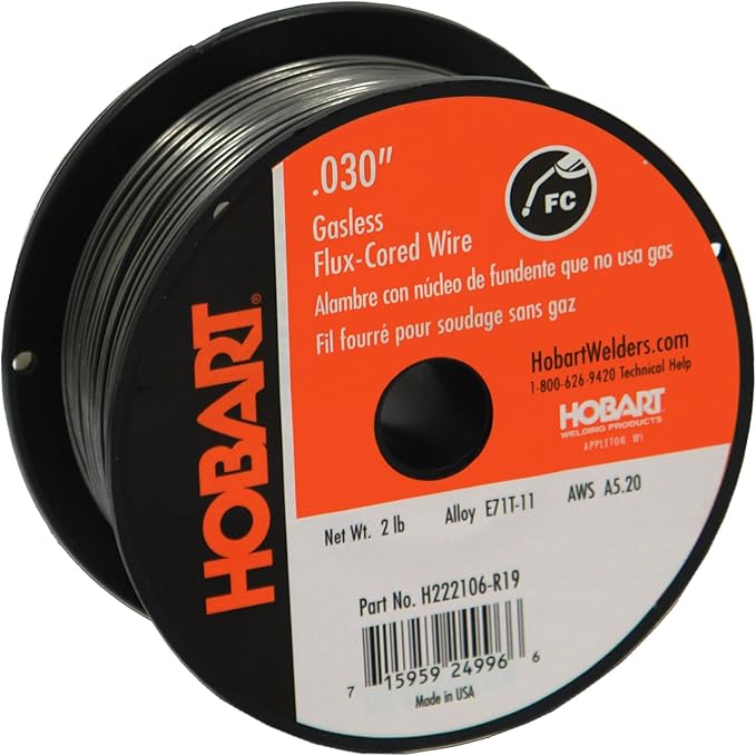 Hobart Carbon Steel Flux-Cored Welding Wire 0.030 Inch
