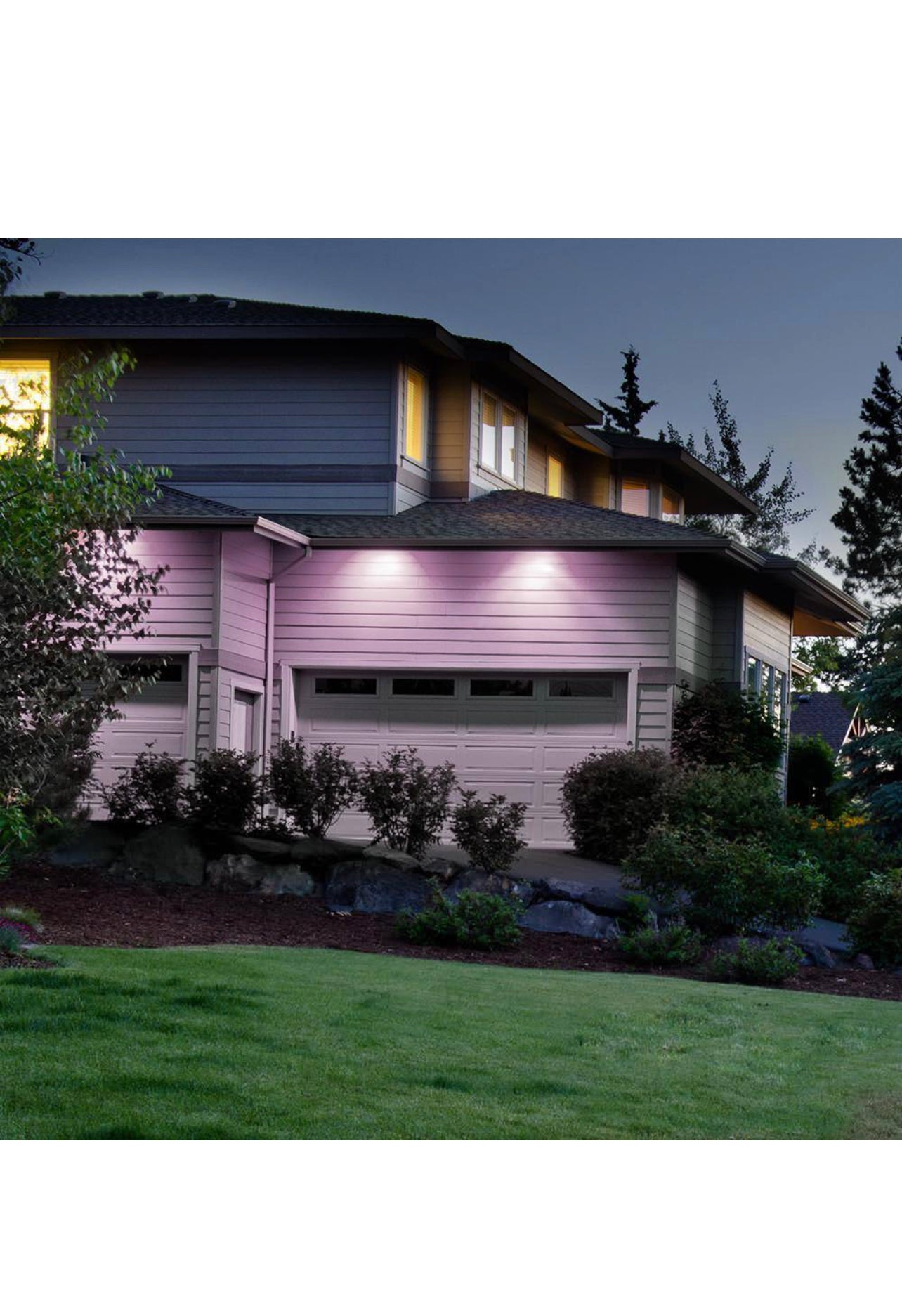 Feit Electric 90-Watt Equivalent PAR38 Weatherproof Outdoor Landscape Purple Color LED Flood Light Bulb (1-Bulb) Damaged Box