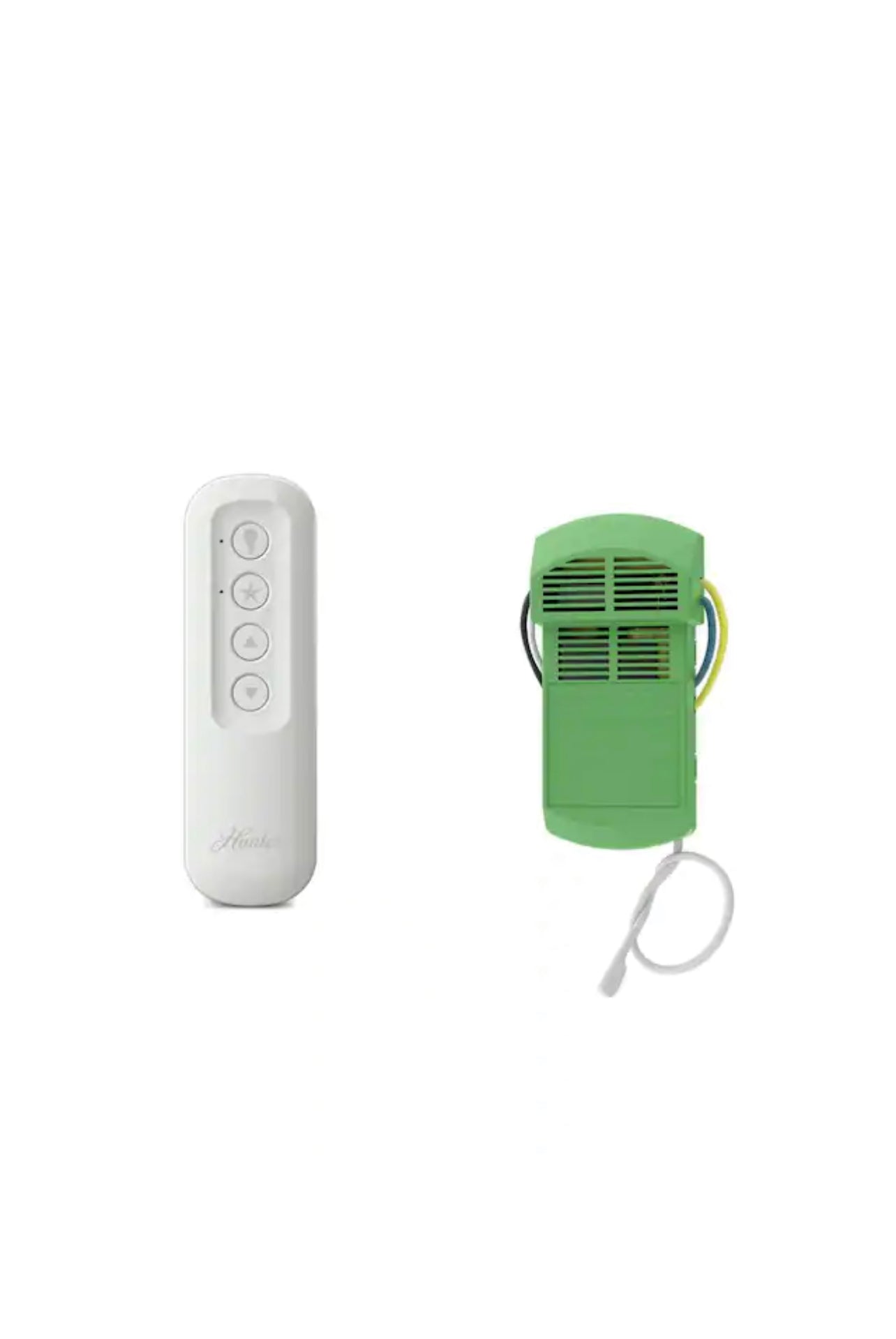 Hunter Universal 3 Speed Damp Rated Ceiling Fan Handheld Remote Control White Damaged Box