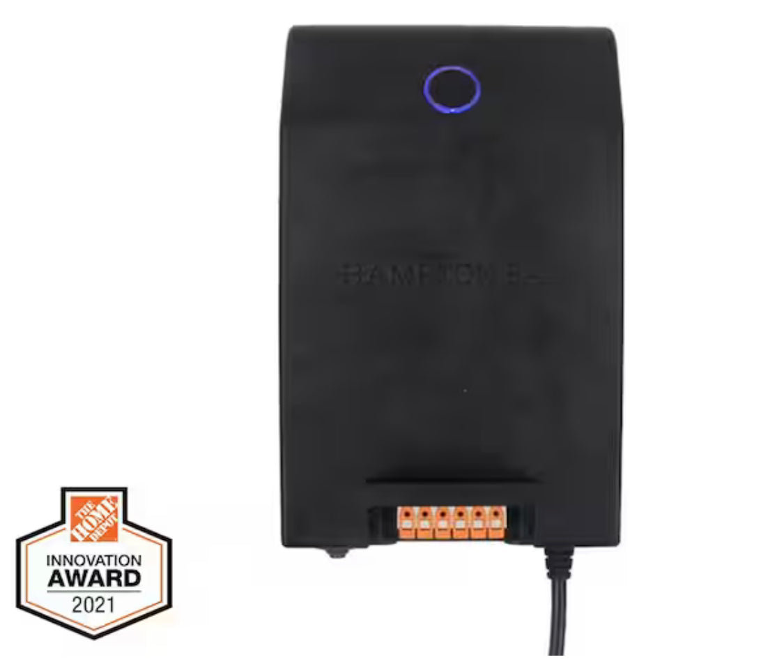 Best Seller Hampton Bay Smart 200 Watt Landscape Lighting Transformer with Dusk to Dawn Sensor Powered by Hubspace