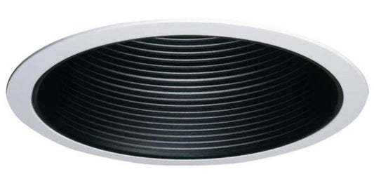 Halo 6 in. Black Recessed Ceiling Light Coilex Baffle with White Trim