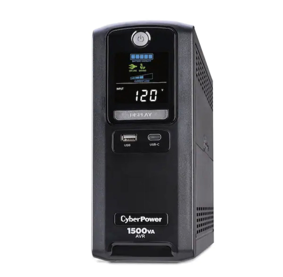 CyberPower 1500VA 12-Outlet UPS RJ45 COAX USB Charging