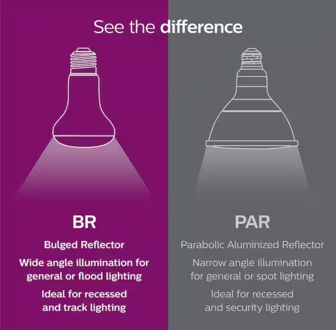 Philips 100-Watt Equivalent PAR30L High Output Dimmable Flood LED Light Bulb in Daylight (5000K) (1-Bulb)