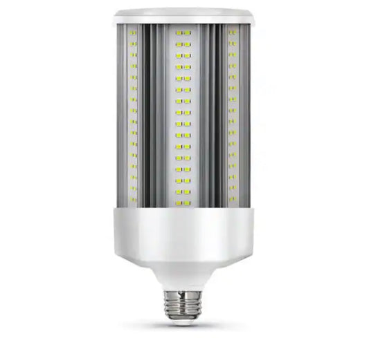 Feit Electric 500-Watt Equivalent Corn Cob E26 with E39 Mogul Adapter High Lumen HID Utility LED Light Bulb Daylight (5000K) (1-Bulb) - Damaged Box