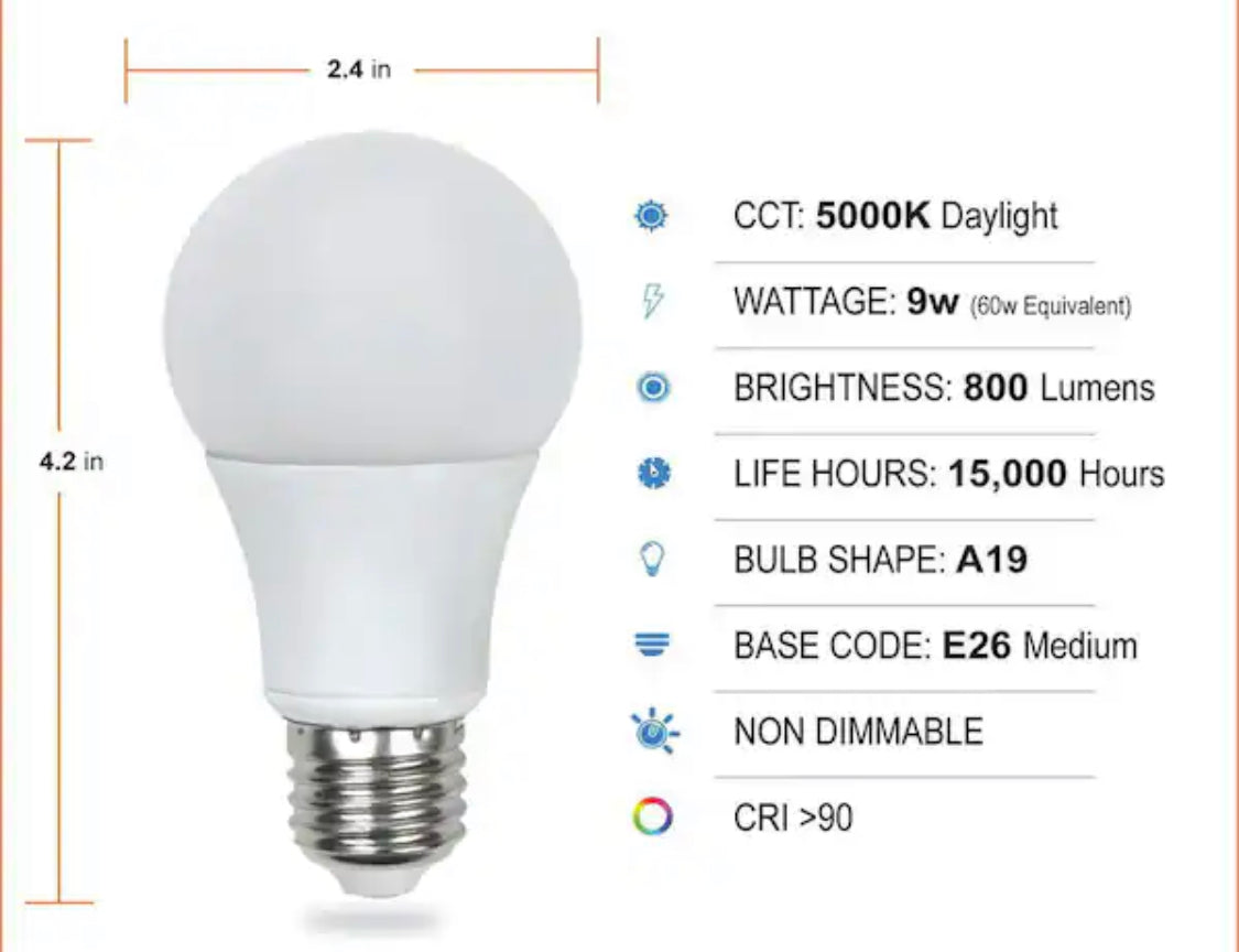 Feit Electric 72-Watt A19 E26 Halogen White Light Bulb, Soft White 2700K (16-Pack) - Damaged Box