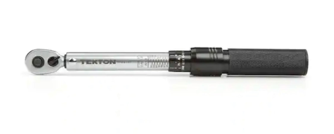 TEKTON 1/4 in. Drive Dual-Direction Click Torque Wrench (10-150 in./lb.)