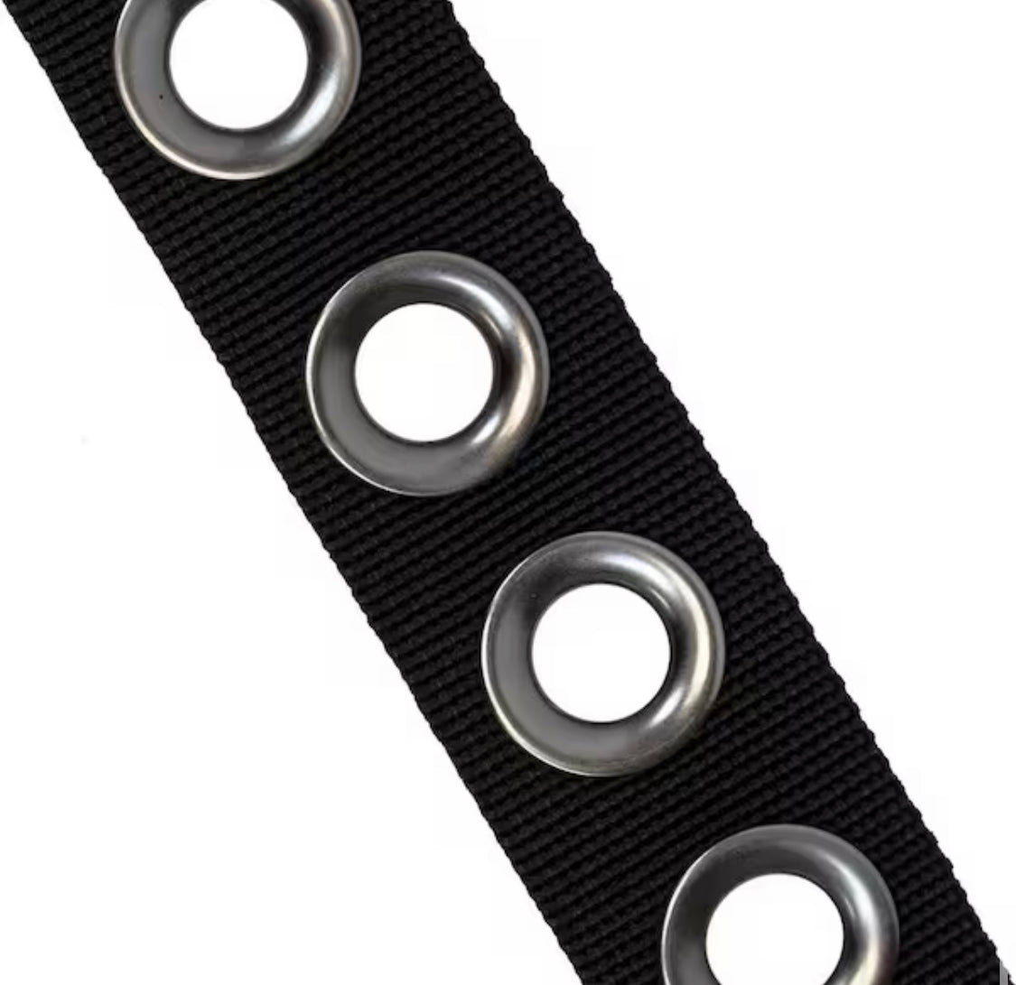 Husky 2-Bag 14-Pocket Black Electricians Suspension Rig Work Belt with Suspenders