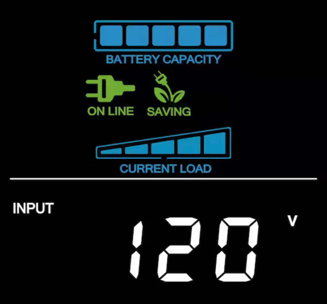 CyberPower 1500VA 12-Outlet UPS RJ45 COAX USB Charging
