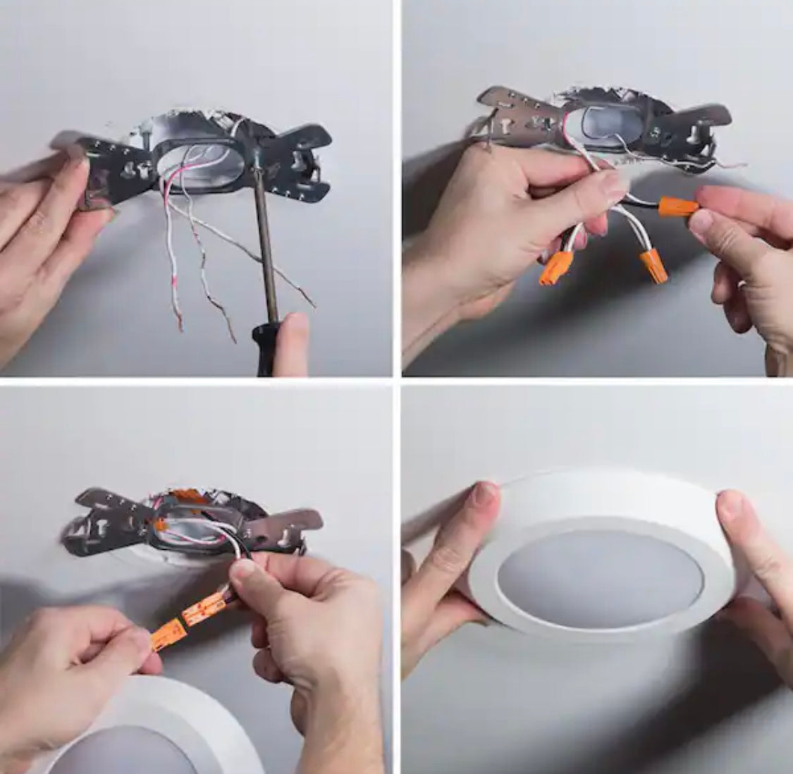 HALO BLD 6 in. White Integrated LED Recessed Ceiling Mount Light Trim 3000K Soft White - Damaged Box