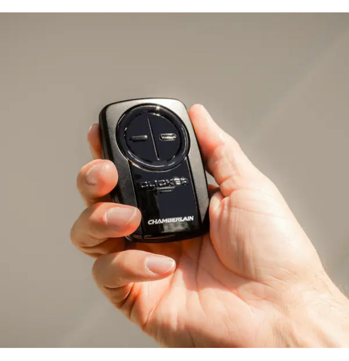 Chamberlain Universal Clicker Black Garage Door Remote Control