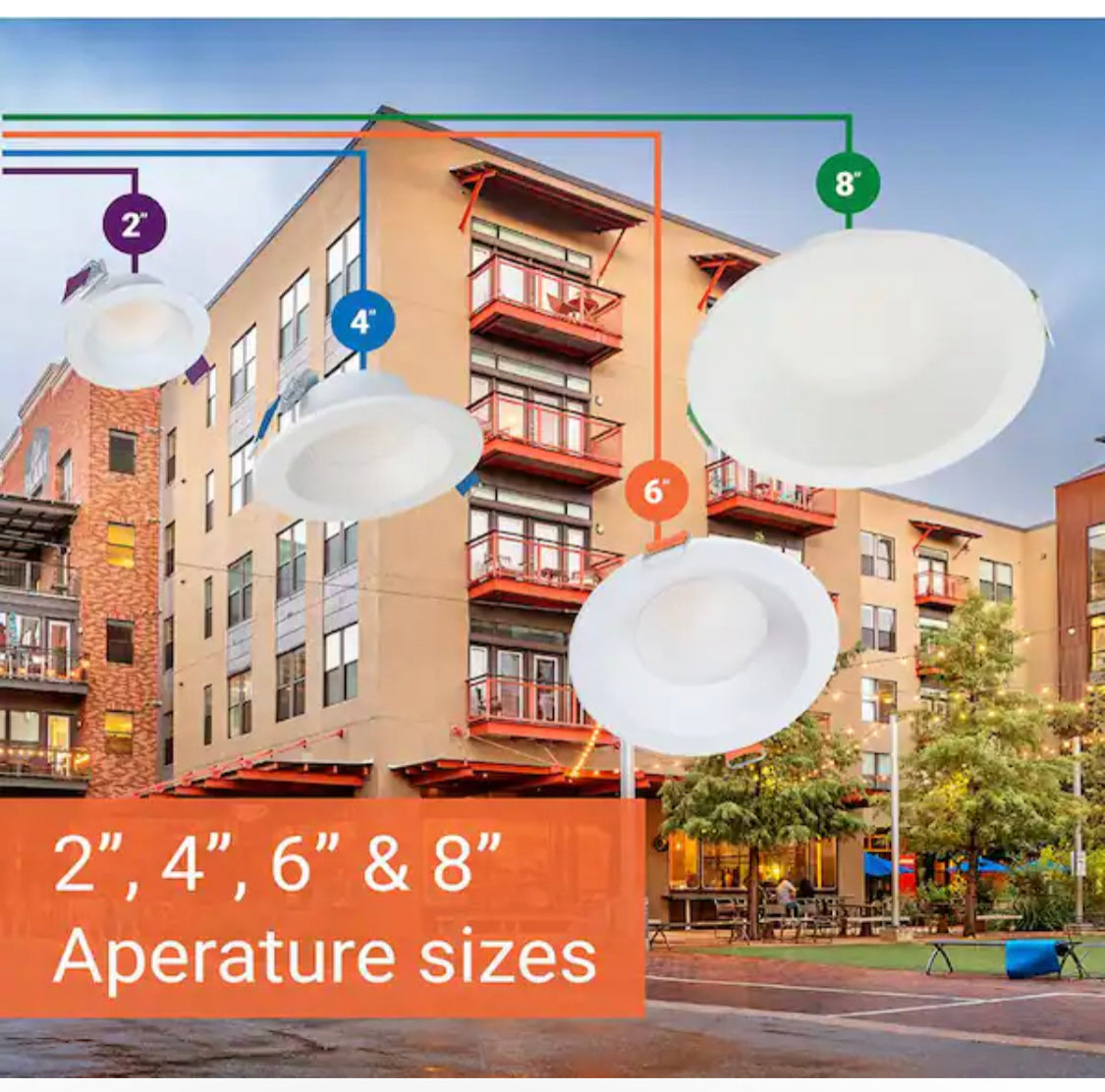 Halo LCR6 6 in. Selectable CCT Round Canless Integrated LED White Recessed Light Retrofit Module Trim, 2100 Lumens - Damaged Box