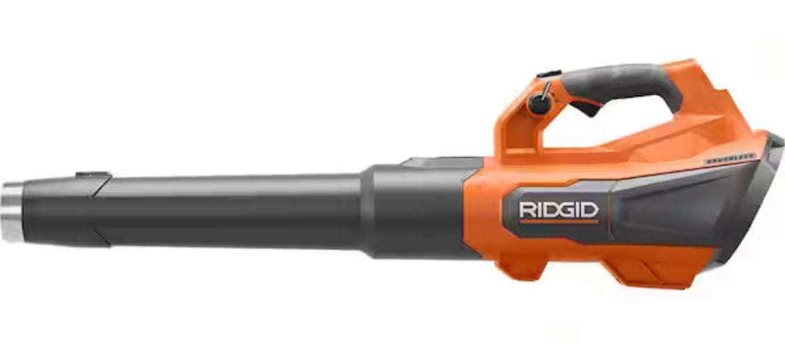 RIDGID 18V Brushless 130 MPH 510 CFM Cordless Battery Leaf Blower (Tool Only) - Damaged Box