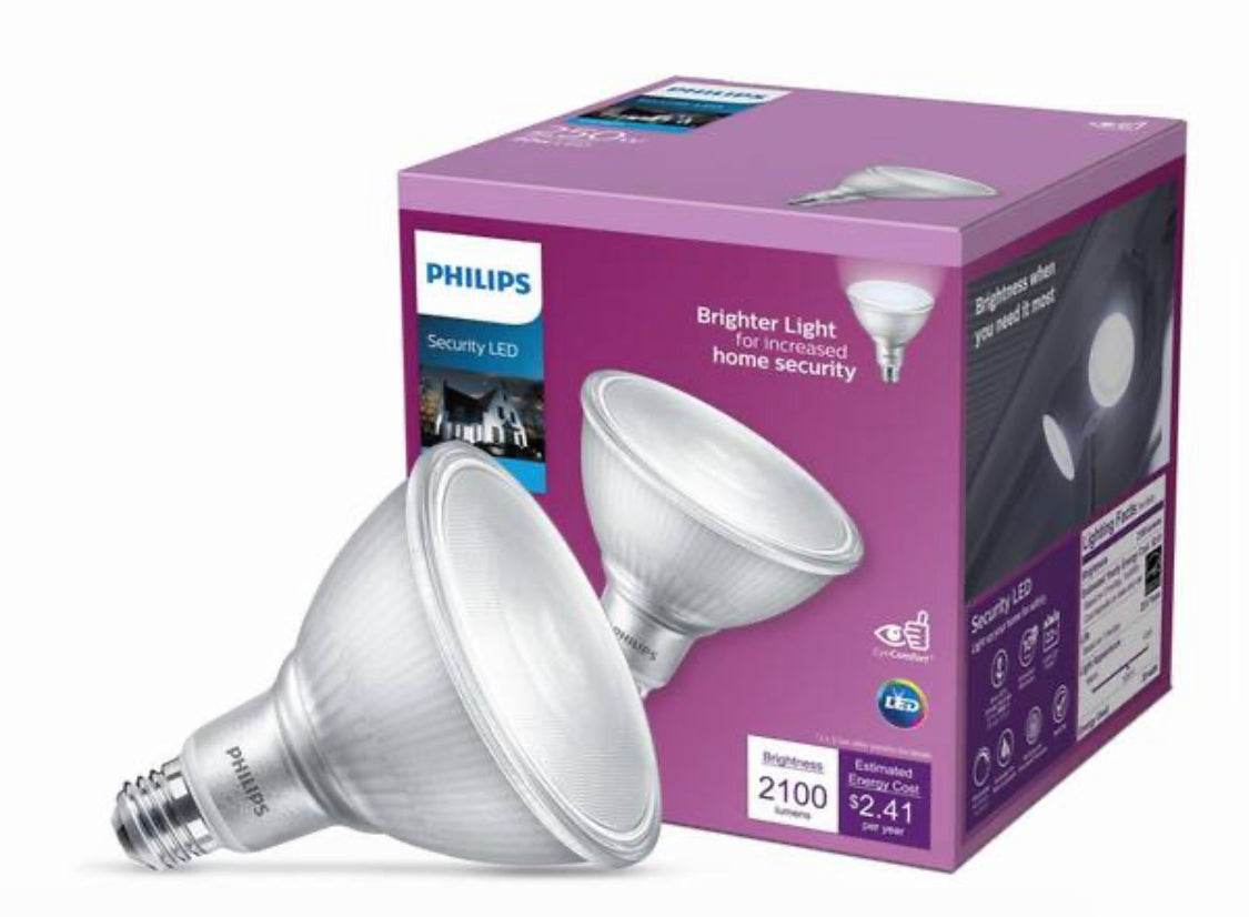 Philips 250-Watt Equivalent PAR38 Dimmable High Lumen LED Flood Light Bulb Bright White (5000K) - Damaged Box