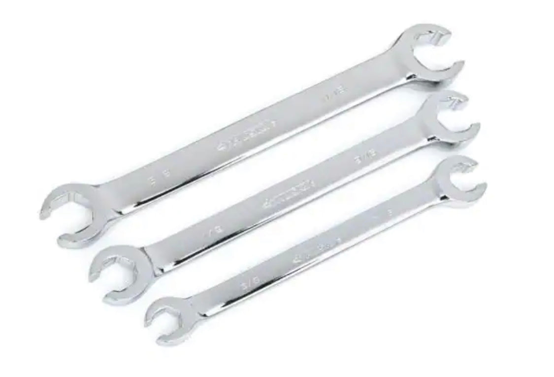 Husky SAE & MM Flare Nut Wrench Set (6-Piece)