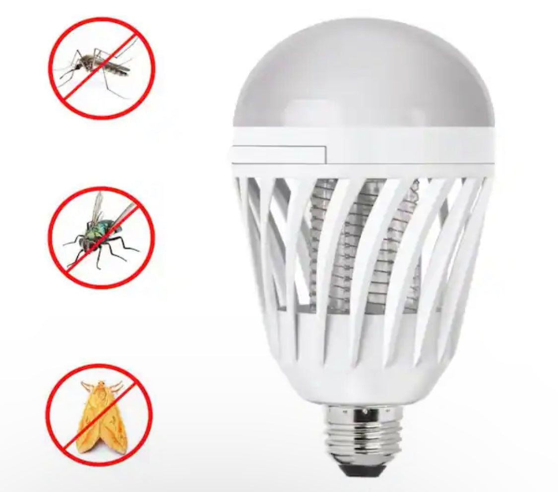 Feit Electric 60-Watt Equivalent A19 3-Way LED Bug Zapper Light Bulb (1-Bulb) - Damaged Box