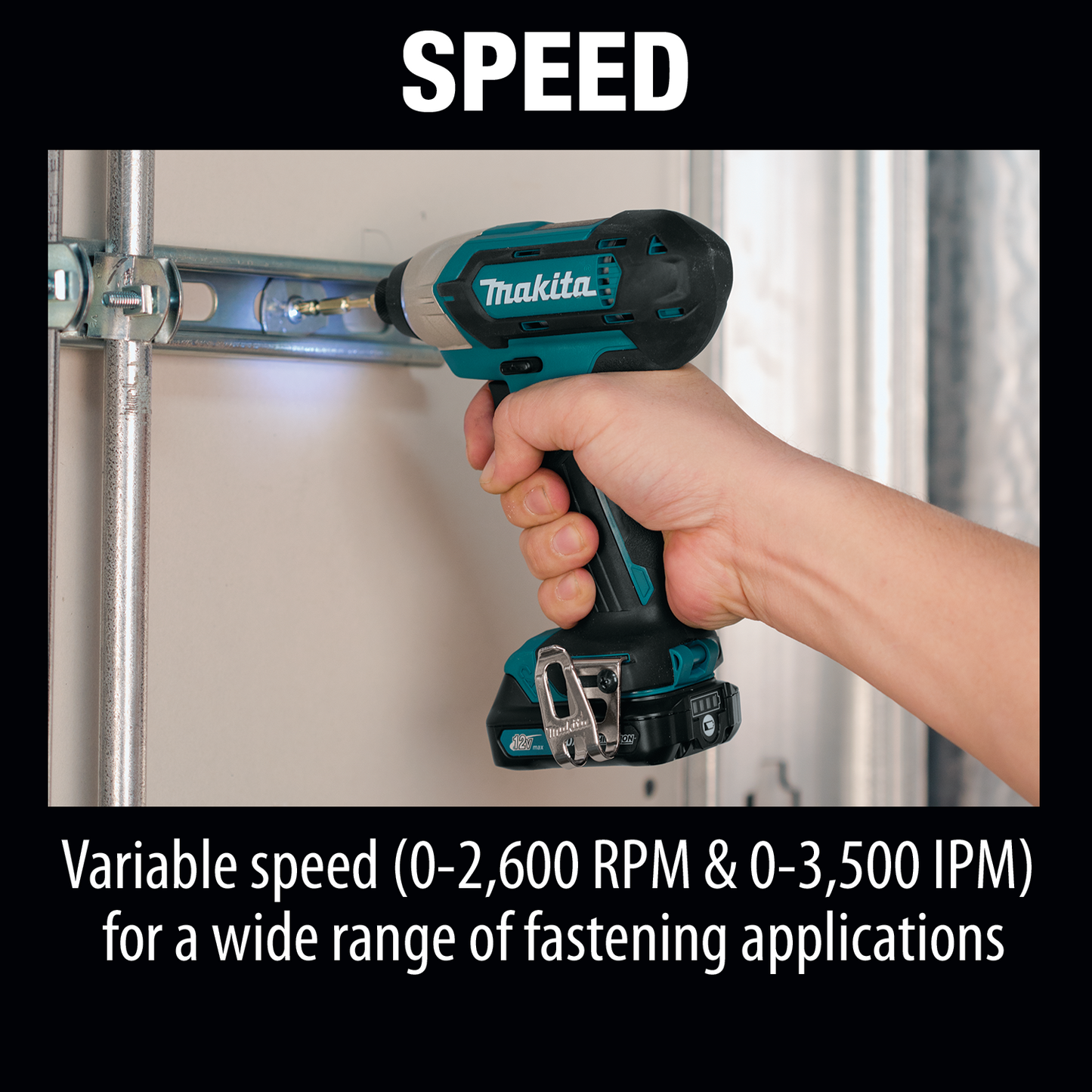 Makita 12 Volt CXT Cordless Impact Driver Kit (2.0Ah) Factory Serviced