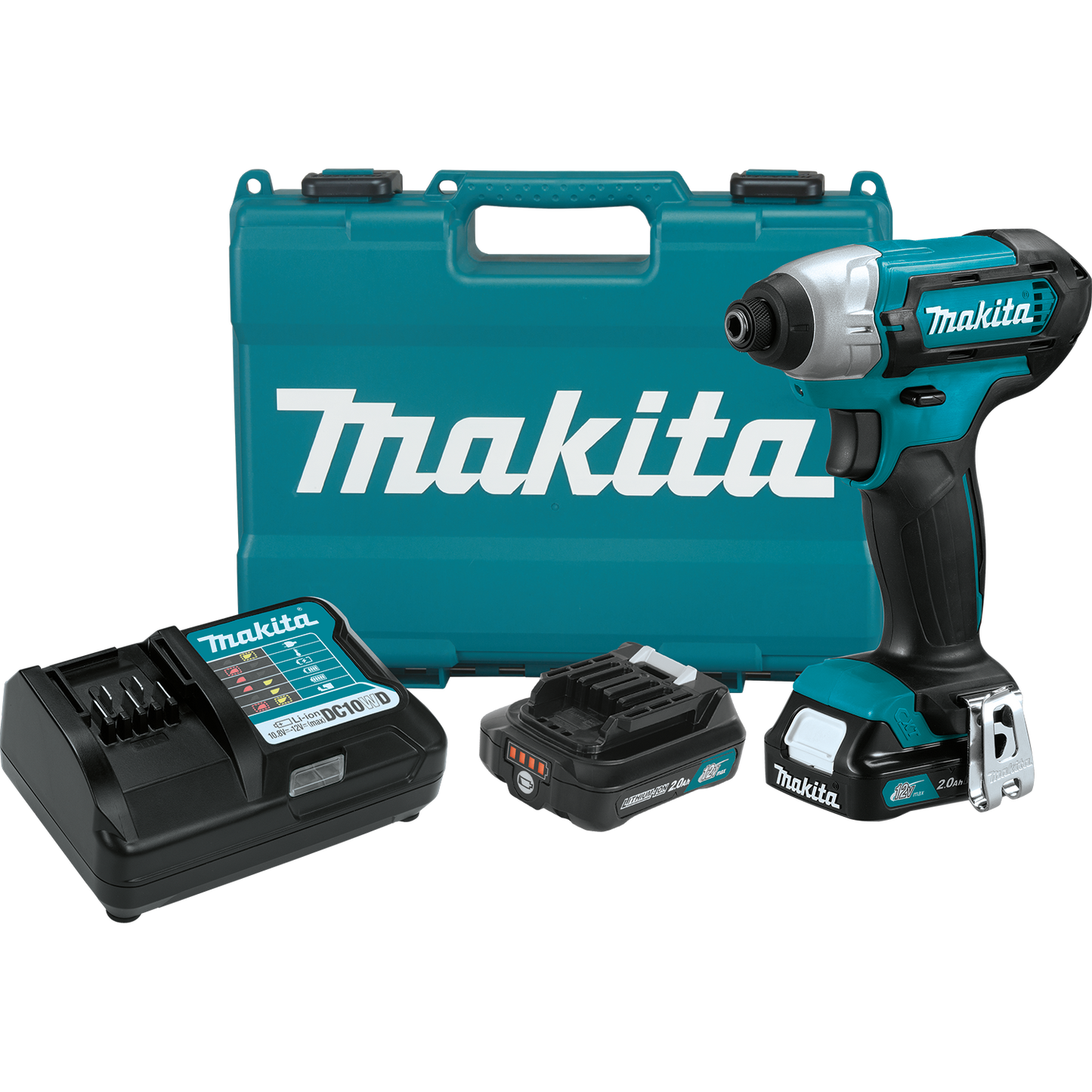 Makita 12 Volt CXT Cordless Impact Driver Kit (2.0Ah) Factory Serviced