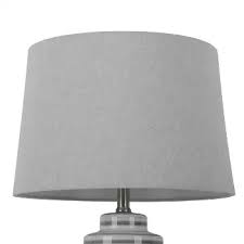 Threshold Small Mod Drum Lampshade Gray New