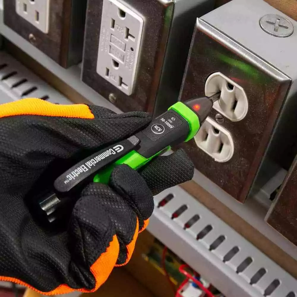 Commercial Electric Non Contact Voltage Tester Damaged Box