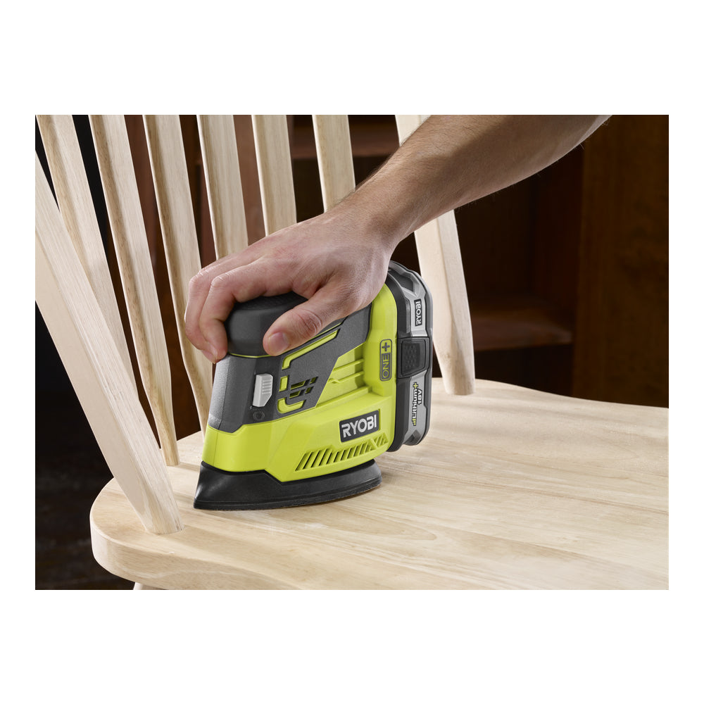 Ryobi One Plus 18V Cordless Corner Cat Finish Sander (Tool Only) Damaged Box