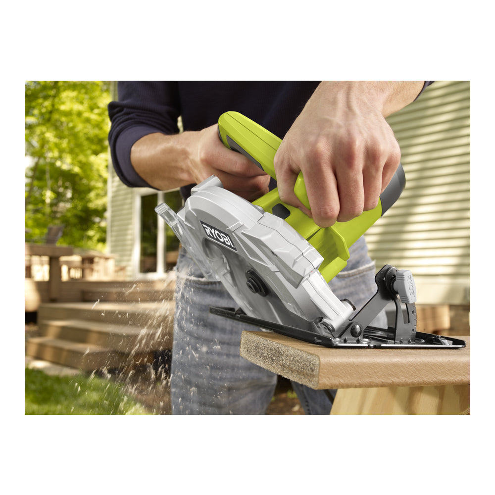 Ryobi 14 Amp 7-1/4in Ciruclar Saw With Laser Damaged Box