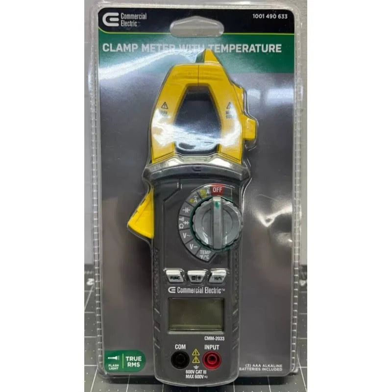 Commercial Electric Clamp With Temperature Damaged Box