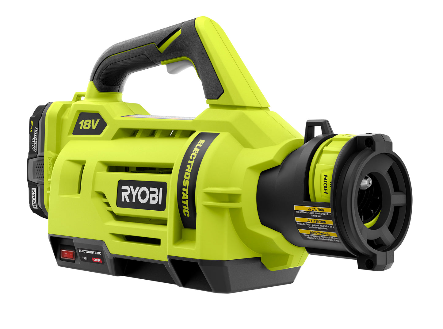 Ryobi One Plus 18V Cordless Electrostatic 1 Gal. Sprayer Kit with (2) 2.0 Ah Batteries and (1) Charger Damaged Box