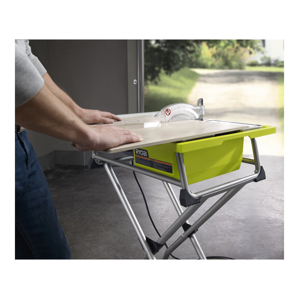 Ryobi 7 in. 4.8 Amp Tabletop Tile Saw Damaged Box