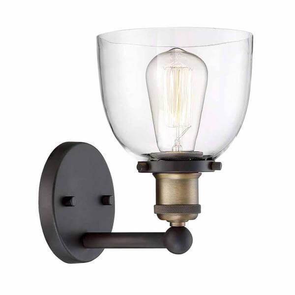 1-Light Artisan Bronze Wall Sconce Damaged Box-sconces & wall fixtures-Tool Mart Inc.