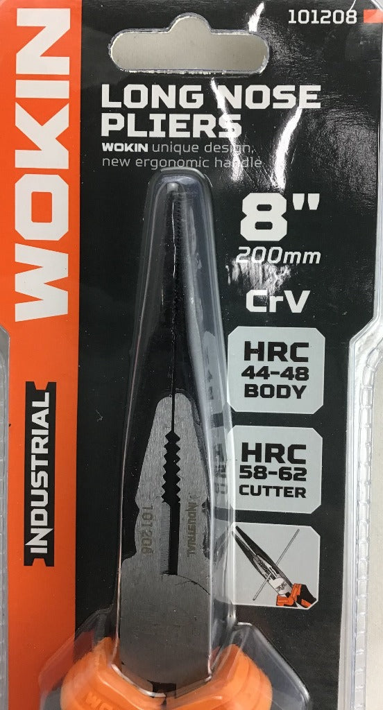 Wokin 8 Inch Industrial Long Nose Pliers